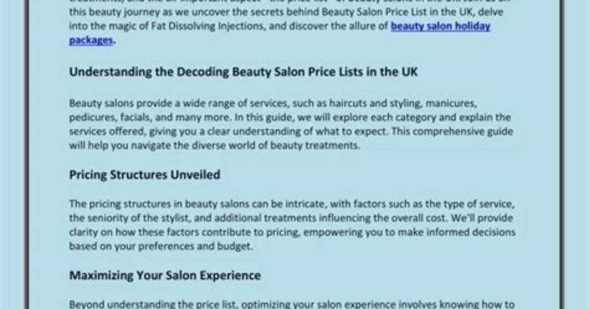 Unveiling the Beauty Of